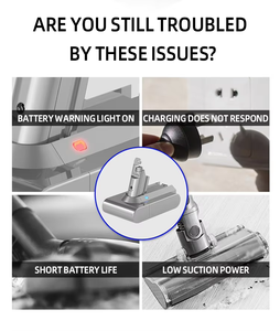 Batería recargable Kamcy para <span class=keywords><strong>Dyson</strong></span> <span class=keywords><strong>V8</strong></span>, batería de repuesto para aspiradora <span class=keywords><strong>Dyson</strong></span> <span class=keywords><strong>V8</strong></span> - Product Image 6