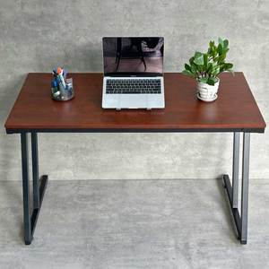 Escritorio Minimalista en Forma de Z de Madera de Caucho de 60x120cm con Patas HBMN034 - Product Image 3
