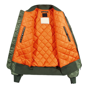 แจ็กเก็ตบอมเบอร์แจ็คเก็ตผู้ชายไซส์ใหญ่พิเศษแบบซิประบายอากาศได้ดีใส่ได้พอดีตัวสไตล์สตรีทฤดูใบไม้ผลิ - Product Image 3