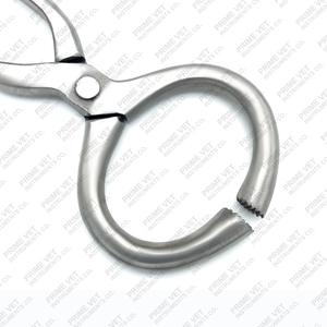 Probador de pezuña de caballo de acero inoxidable Premium de Prime vet Herramienta de prueba de pezuña de herrador reutilizable redonda grande. - Product Image 4