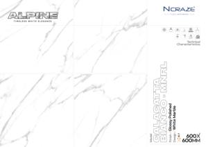 Antica Statuario 600x600mm Carrelage de sol en porcelaine polie Villa Marble Stone Brillant en Grade AAA par Ncraze pour la maison et la villa - Product Image 6