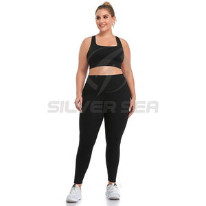 Nouveauté 2024 : Ensemble de yoga élégant et respirant en Spandex/Polyester, grande taille, léger, extensible dans quatre directions, pour femme, idéal pour la gym et le fitness - Product Image 3