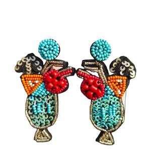 ต่างหูประดับลูกปัดดีไซน์สั่งทำยอดนิยม คุณภาพเยี่ยม ดีไซน์ทันสมัย เหมาะสำหรับงานปาร์ตี้คริสต์มาส ของขวัญแฟชั่น - Product Image 1