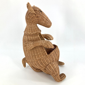 Panier en rotin pour animaux, pour la décoration et le rangement de la chambre de bébé, prix direct fournisseur, paniers tissés. - Product Image 3