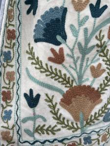 Chaquetas de Trabajo Suzani de Algodón, Bordado Indio, Hermoso Abrigo Suzani de Algodón, Chaqueta Corta para Mujer, Chaquetas Unisex, Chaleco Koti, Moda - Product Image 3