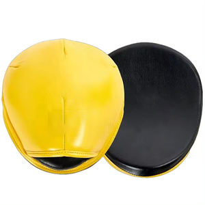 Almohadillas de perforación de entrenamiento profesional más vendidas, almohadillas de enfoque de cuero con logotipo personalizado para Kickboxing y artes marciales, venta al por mayor - Product Image 3