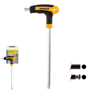 Chiave a brugola con testa sferica a T da 10,0 mm. Con Colgador - Product Image 1