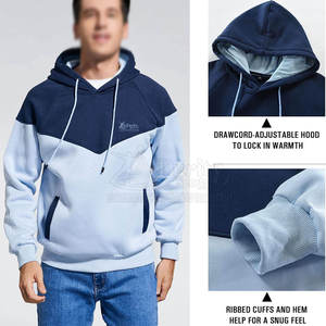 Dernier Style Nouvelle Arrivée Couleur Personnalisée et Logo Hiver Hommes Hoodies 100% Coton Polaire Vente en Gros - Product Image 4