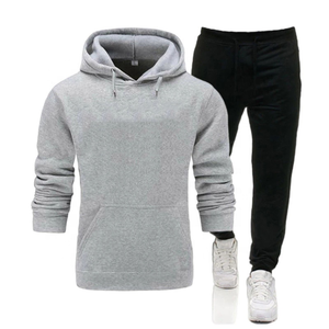 Custom 2-Piece Tracksuit for Men High Quality 100% Cotton Hooded Sweatshirts Track Suits Embroidered Casual Style for Winter - Product Image 5