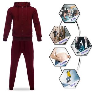 Tracksuits Jogging Suit US Size Custom Logo Casual Leisure Streetwear Sportswear Baseball Jacket Set Men Tracksuit - Product Image 4