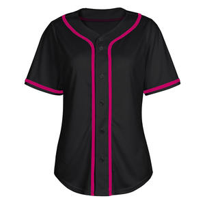Camiseta de béisbol de aspecto profesional de secado rápido, ropa deportiva con logotipo personalizado, camiseta de béisbol cómoda de la mejor calidad para mujer - Product Image 1