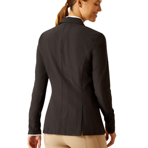 Women Equestrian Riding <b>Coat</b> Horse Riding Jacket <b>Long</b> Sleeve Waterproof <b>Lightweight</b> Breathable Comfortable Competition Wear - Product Image 5