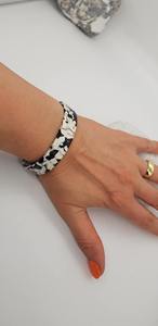 Vente chaude Vintage Bonbons Couleur Géométrique Carré Mode Manchette Unisexe Personnalisé Irrégulier À Facettes Bracelets Bracelets JAVED - Product Image 3