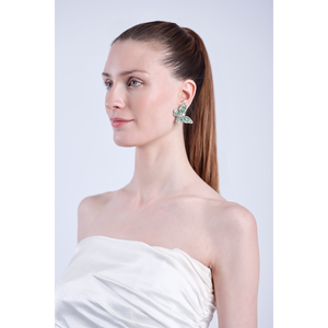Boucles d'oreilles Meant to Fly en diamant émeraude - Product Image 5