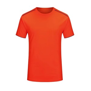 T-shirts oversize à manches courtes coupe ajustée et à épaules tombantes T-shirt d'été uni 100% coton biologique à col rond pour hommes - Product Image 6