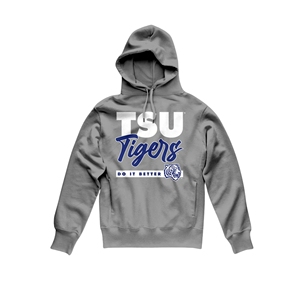 Sudadera Personalizada TSU 100% Algodón con Logotipo, Diseño Sólido, Forro Lavado, Antienvejecimiento, Opciones de Bordado HBCU - Product Image 3