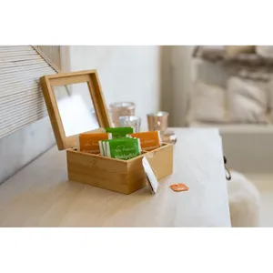 Boîte à thé Bancha en bambou durable pour le stockage des aliments - Product Image 3