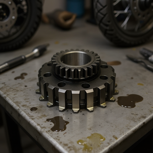 Piñón Z24 de Dientes Rectos para Transmisiones de Motocicleta con 8-12 Resortes - Product Image 3