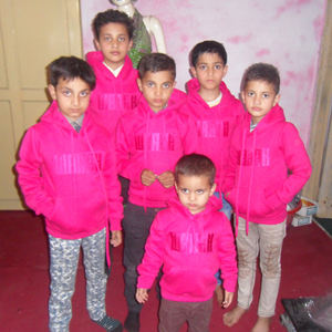 Survêtement de jogging personnalisé pour enfants, garçons et filles, dernière conception, avec panneau contrasté, vêtements de sport pour enfants, groupe d'âge - Product Image 5