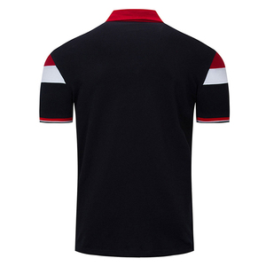 Haute qualité hommes pour polos conception de taux réglable Unique 100% coton solide impression toile Direct ODM haut fabricant foncé - Product Image 3