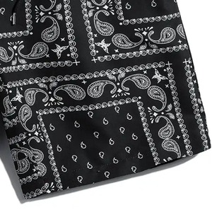 Shorts décontractés, légers, pour l'été, taille élastique, mélange de coton, confort, respirant, vêtements - Product Image 3