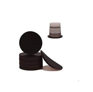 Posavasos de piedra de cuero para bebidas, juego de posavasos de forma redonda para bebidas, oficina, café, comedor, fiesta, boda personalizada al aire libre - Product Image 1