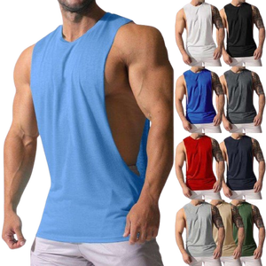 Débardeurs en coton 100% tricotés respirants pour hommes, taille plus, décontractés, best-sellers, service OEM, design, vêtements de sport du Pakistan - Product Image 1
