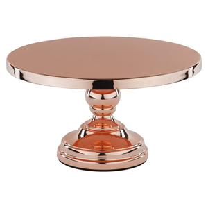 <b>Cake</b> Stand White Marble with Rose Gold Metal Hammered Base Home <b>Decoration</b> - Product Image 5