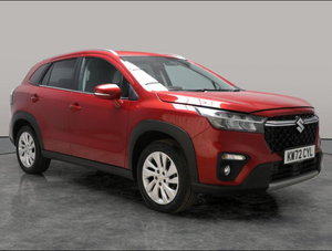 2023 Suzuki s-cross 1,4 Boosterjet MHEV Motion Red Car con asientos de tela y cámara trasera dirección derecha - Product Image 5