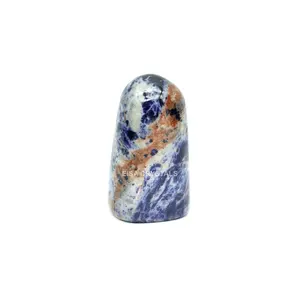 Exklusive Sodalith Freiform Nature del stein Heilung spunkt Kristall Großhandel Geschenk Geschäft Benutzer definierte Stein kristall Kunst