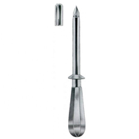 REHMAT NOOR INDUSTRY RN-T-011 Trocar et canule réutilisables en acier inoxydable pour interventions chirurgicales vétérinaires chez les bovins