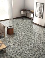 Carrelage de sol antidérapant en porcelaine polie Double Charge DC 600x1200mm, haute résistance, brillant, vitrifié, luxe pour salon