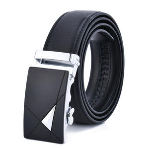 Ceinture en cuir et acier pour homme, prix d'usine, OEM, ODM, vente en gros, haute qualité, logo personnalisé |   Classique, décontracté et respirant - Product Image 4