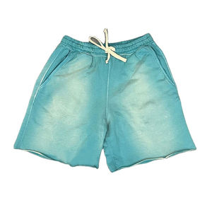 ฤดูร้อน Sun Fade กายกรดล้างกางเกงขาสั้นเปล่าผ้าฝ้ายธรรมดายาวินเทจกรดล้าง Street สวมใส่กางเกงขาสั้นเหงื่อสําหรับชายที่กําหนดเอง - Product Image 4