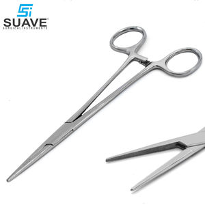 Ensemble de 2 pinces chirurgicales en acier inoxydable, manuelles, de haute qualité, réutilisables, pinces hémostatiques Kelly, INSTRUMENTS CHIRURGISCHES SUAVE - Product Image 3