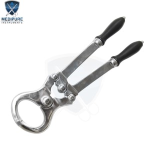 Pince à castration 16 "Outil de castration sans sang en acier inoxydable pour bovins veaux moutons chèvres Instruments de castration vétérinaire - Product Image 1