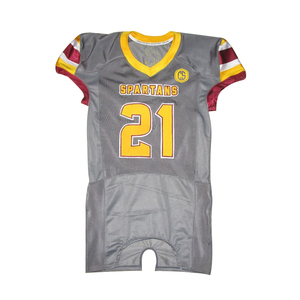 Camiseta de fútbol americano auténtica azul marino, tela de secado rápido, logotipos de equipos personalizados, proveedor de ropa deportiva personalizada de Pakistán - Product Image 3