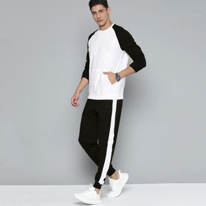 Conjunto Deportivo Unisex Personalizado de Alta Calidad, 100% Algodón, Grueso, Pantalones Deportivos, Cuello Redondo, Transpirable, de Secado Rápido - Product Image 3