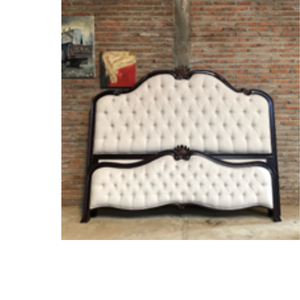 Cadre de lit en bois d'acajou le plus vendu pour hôtel, appartement, chambre à coucher – Qualité durable - Product Image 3