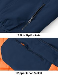 Custom College Baseball Varsity Bomber <b>Jacket</b> for <b>Men</b> <b>Thin</b> Warm Winter Plus Size Embroidered Work <b>Jacket</b> Letterman Wholesale - Product Image 5