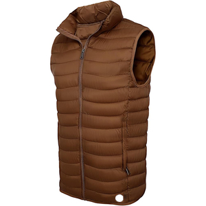 Speedy Industry Puffer Vest <b>Men</b> Sleeveless Winter Regular Outerwear Warm Lightweight Windproof <b>Smart</b> <b>Casual</b> Stand-up Collar - Product Image 2