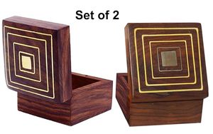 กล่องใส่เครื่องประดับไม้ทำมือแบบกำหนดเอง ผิวเรียบเนียน สำหรับจัดเก็บเครื่องประดับส่วนตัวอย่างปลอดภัยและเป็นระเบียบ ในราคาประหยัด - Product Image 6