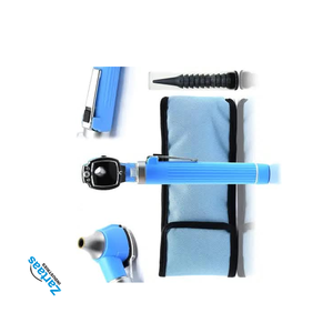 Ensemble d'otoscope de diagnostic de haute qualité - Instruments ORL à fibre optique de couleur bleue Fabricant et exportateur - Product Image 4