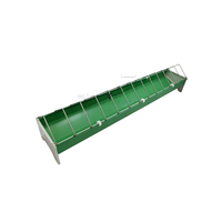 Longs plateaux d'alimentation de volaille casseroles d'alimentation pour oiseaux plateau d'alimentation de poulet rond creux métal plastique réutilisable équipement de poulet de chair plaque de casserole