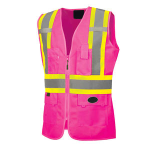 Chaleco de Seguridad Reflectante y Transpirable de Alta Calidad, Personalizado, Clase II, de Malla, para Hombre y Mujer - Product Image 1