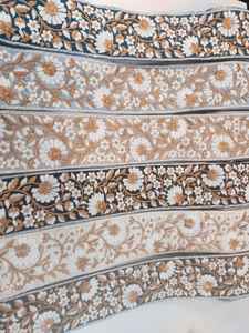 Accessoires de vêtements ethniques décoration artistique en tissu, fleurs d'organza dentelle colorée broderie dentelle - Product Image 2