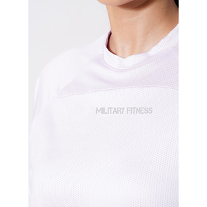Toda la venta etiqueta personalizada recién llegado señoras Fitness Yoga desgaste entrenamiento deportes camisa mujeres Fitness Active Wear camiseta - Product Image 3