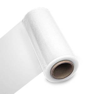 80ga Cast Stretch Film Translucent Nylon Plastic Soft Packaging Film with Logo Printing 5000' Machine Rolls Pallet Wrapped - Product Image 1