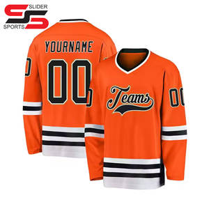 เสื้อทีมฮ็อกกี้น้ำแข็งโพลีเอสเตอร์พิมพ์ซับลิเมชันชุดทีมฮ็อกกี้น้ำแข็งออกแบบได้ตามต้องการ - Product Image 1