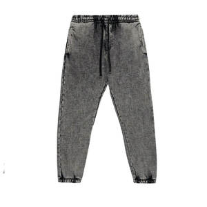 2023 personnalisé hommes Vintage acide Streetwear ensemble de gymnastique respirant écologique surdimensionné à capuche Stone Wash Joggers grande taille hiver - Product Image 5